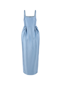The Tulip Dress in Dusty Blue