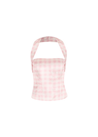 The Swan Lake Top in Pink Gingham