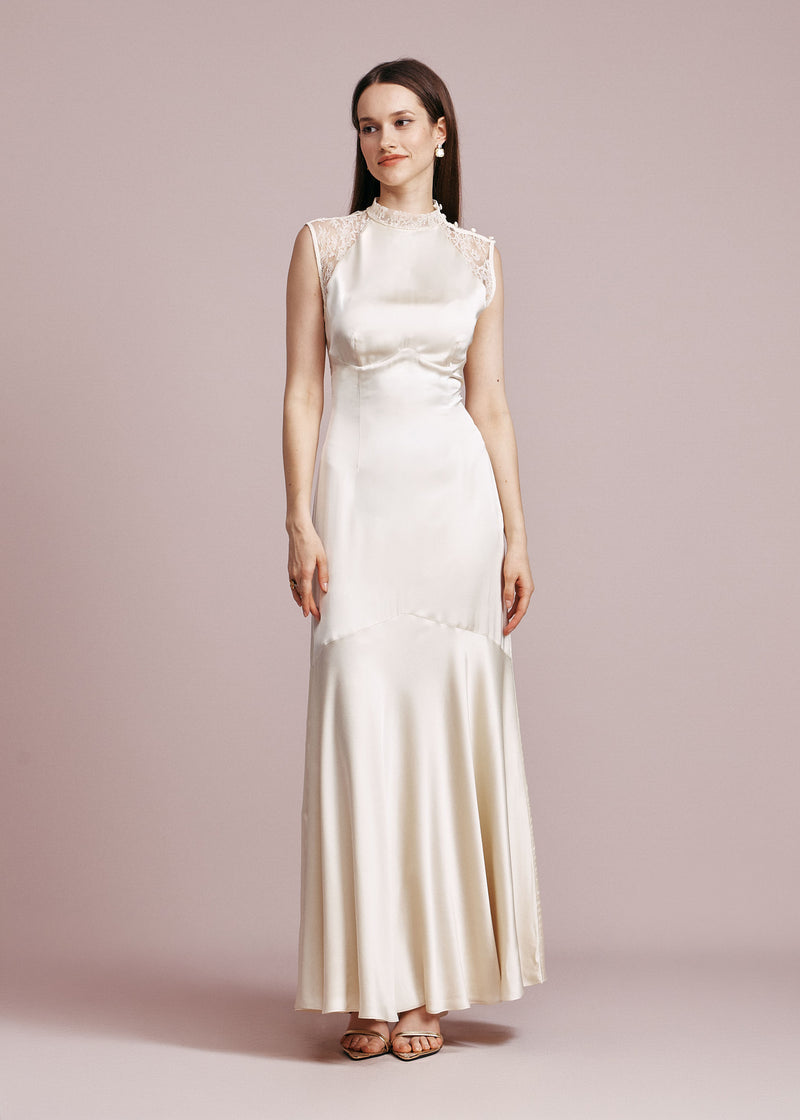 The Ingenue Dress in Vanilla
