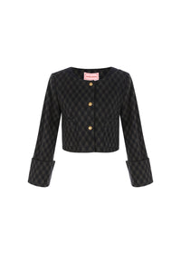 The Tartan Royal Blue Mini Blazer
