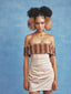 The Camel Barbie Mini Dress