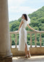The Mallorca Dress in Ivory