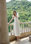 The Mallorca Dress in Ivory