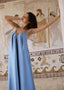 The Reign Maxi in Dusty Blue