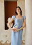 The Amélie Dress in Dusty Blue