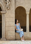 The Amélie Dress in Dusty Blue