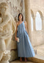 The On A Stroll Maxi in Dusty Blue