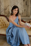 The On A Stroll Maxi in Dusty Blue