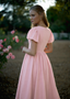 The Dauphine Maxi Dress in Dusty Pink