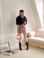 The Chocolate Faux Fur Crop Jacket