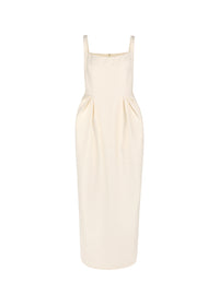 The Tulip Dress in Ivory