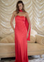 The Star Crossed Lover Slip Gown in Ruby Red