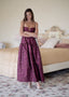 The Windsor Maxi Dress in Cranberry