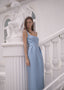 The Tulip Dress in Dusty Blue