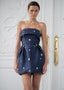The Portofino Mini Dress in Navy