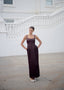 The Tulip Dress in Chocolate Plum