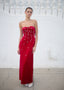 The Aura Gown in Red Dahlia