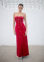 The Aura Gown in Red Dahlia