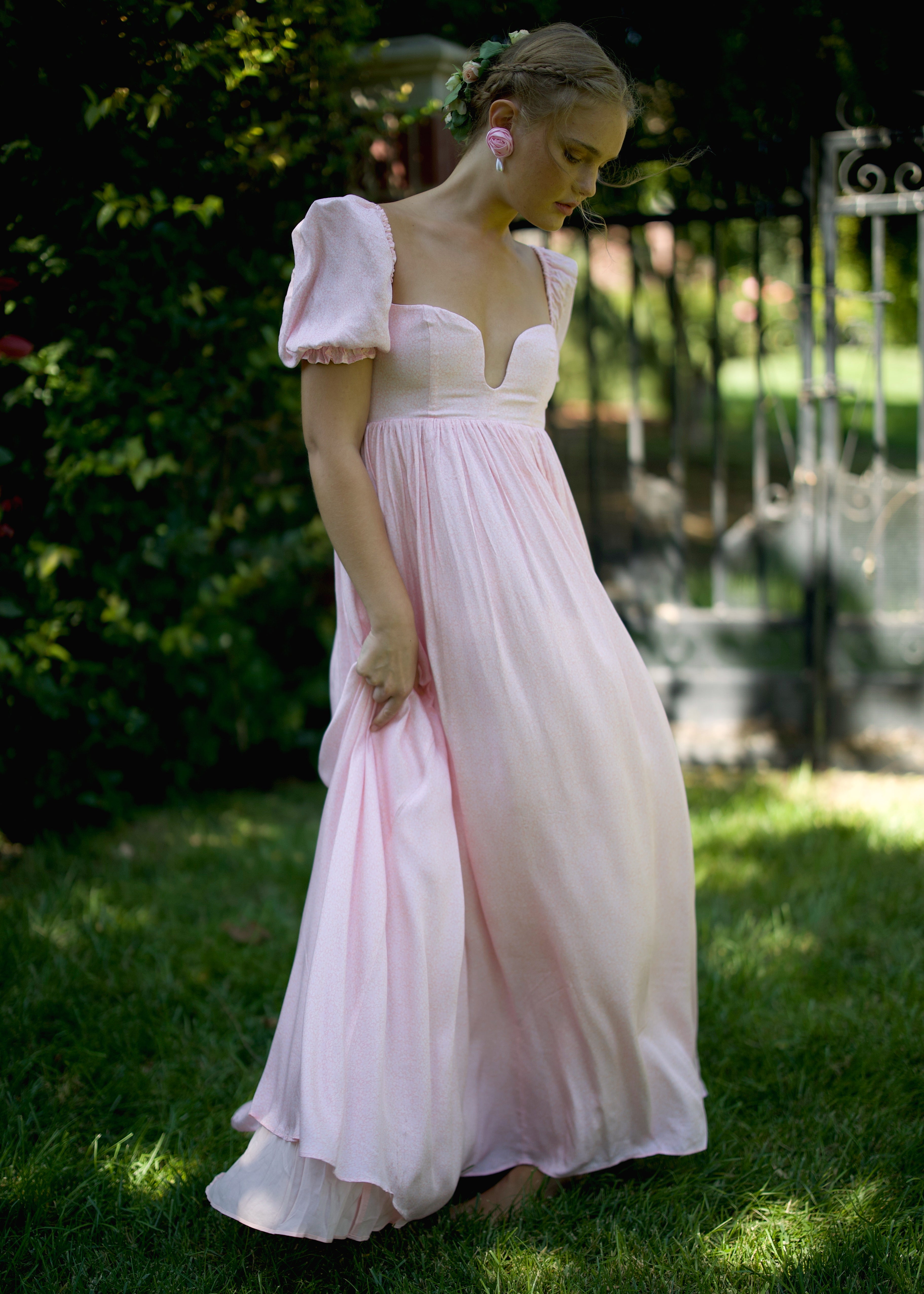 fairy dust maxi dress The Fairydust Gown in Baby Daisies S
