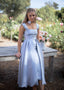 The Juliette Gown in Dusty Blue