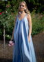 The Reign Maxi in Dusty Blue