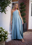 The On a Stroll Maxi in Seaglass Blue