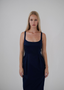 The Tulip Dress in Navy
