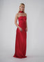 The Star Crossed Lover Slip Gown in Ruby Red