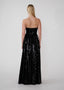The Swan Soiree Gown in Black
