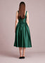 The Gilded Gown in Emerald Green