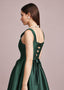 The Gilded Gown in Emerald Green