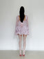 The Lavender Puff Cloud Mini Dress in Light Lilac