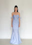 The Tale Maxi Gown in Blue