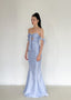 The Tale Maxi Gown in Blue