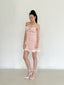 The Peony Pink Slip Dress in Pink
