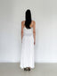 The Pearl White Maxi Ceremony Dress in Cream