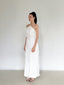 The Pearl White Maxi Ceremony Dress in Cream