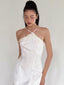 The Pearl White Mini Ceremony Dress in Cream 