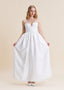 The Strapless Helena Maxi in White