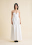The Strapless Helena Maxi in White