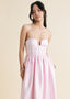 The Strapless Helena Maxi in Heavenly Pink