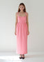 The Tulip Dress in Glowing Pink