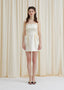 The Embellished Portofino Mini Dress in Ivory