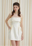 The Portofino Mini Dress in Ivory