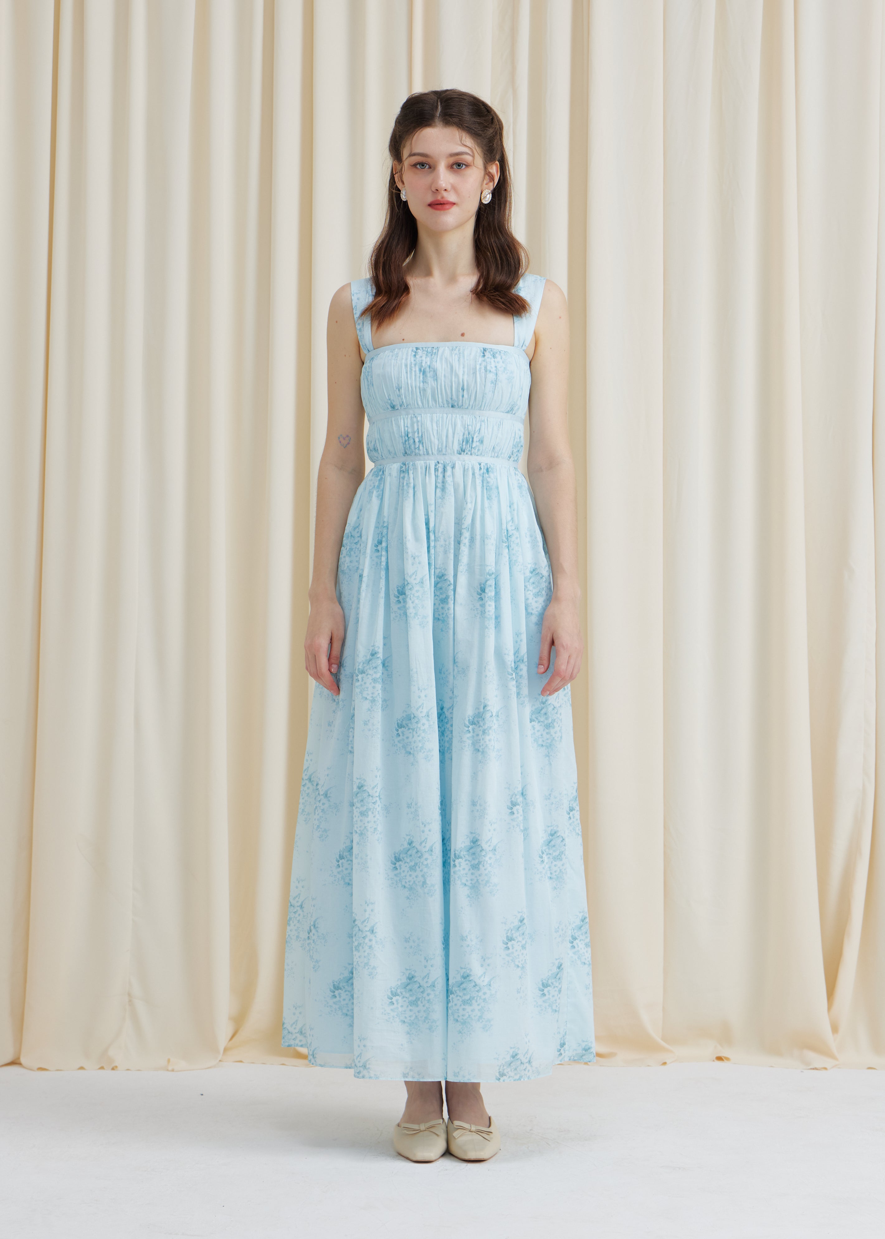 The Moonlight Strolls Maxi Dress | Elegant Dresses by Maison Amory