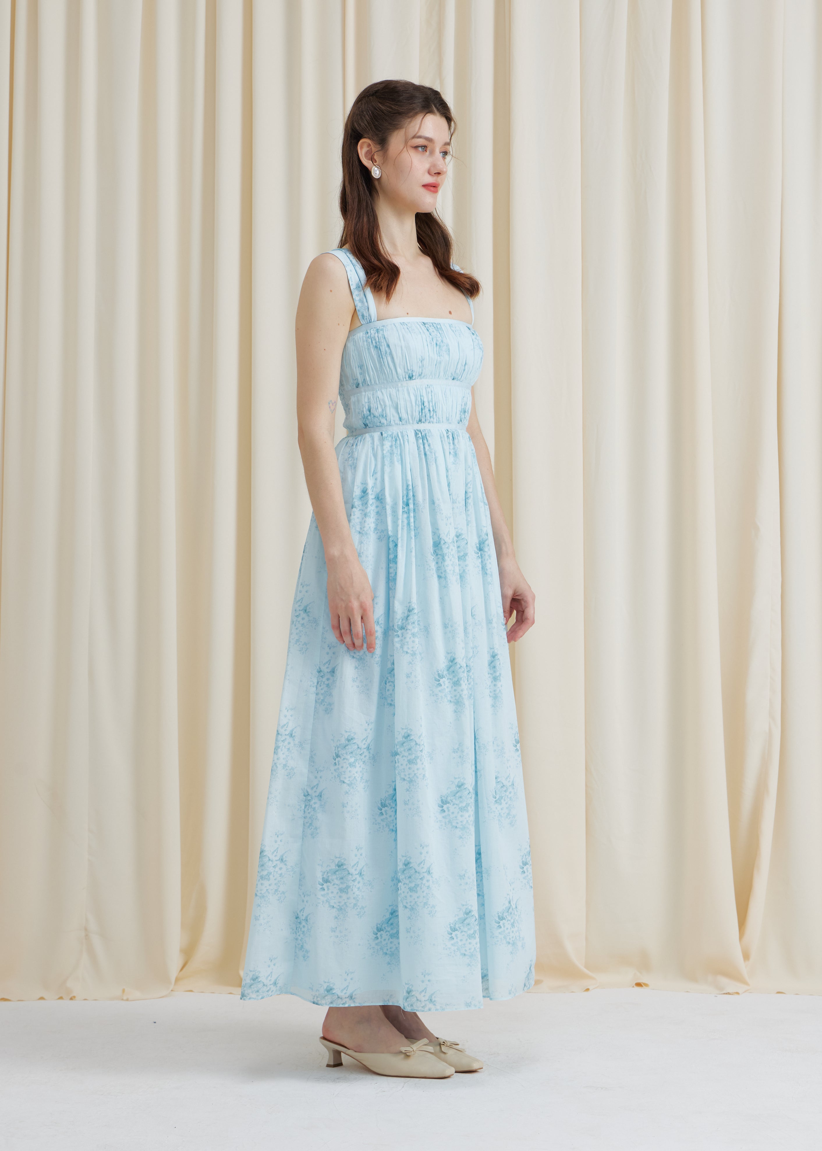 The Moonlight Strolls Maxi Dress | Elegant Dresses by Maison Amory
