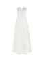 The Strapless Muse Maxi In Ivory