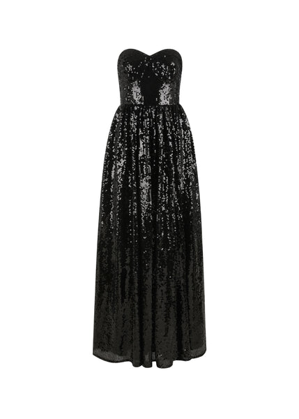 Swan Soire Strapless Black Gown | Maison Amory S Swan Soire Strapless Black Gown | Maison Amory S