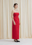The Genoa Maxi in Red Dahlia