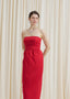 The Genoa Maxi in Red Dahlia
